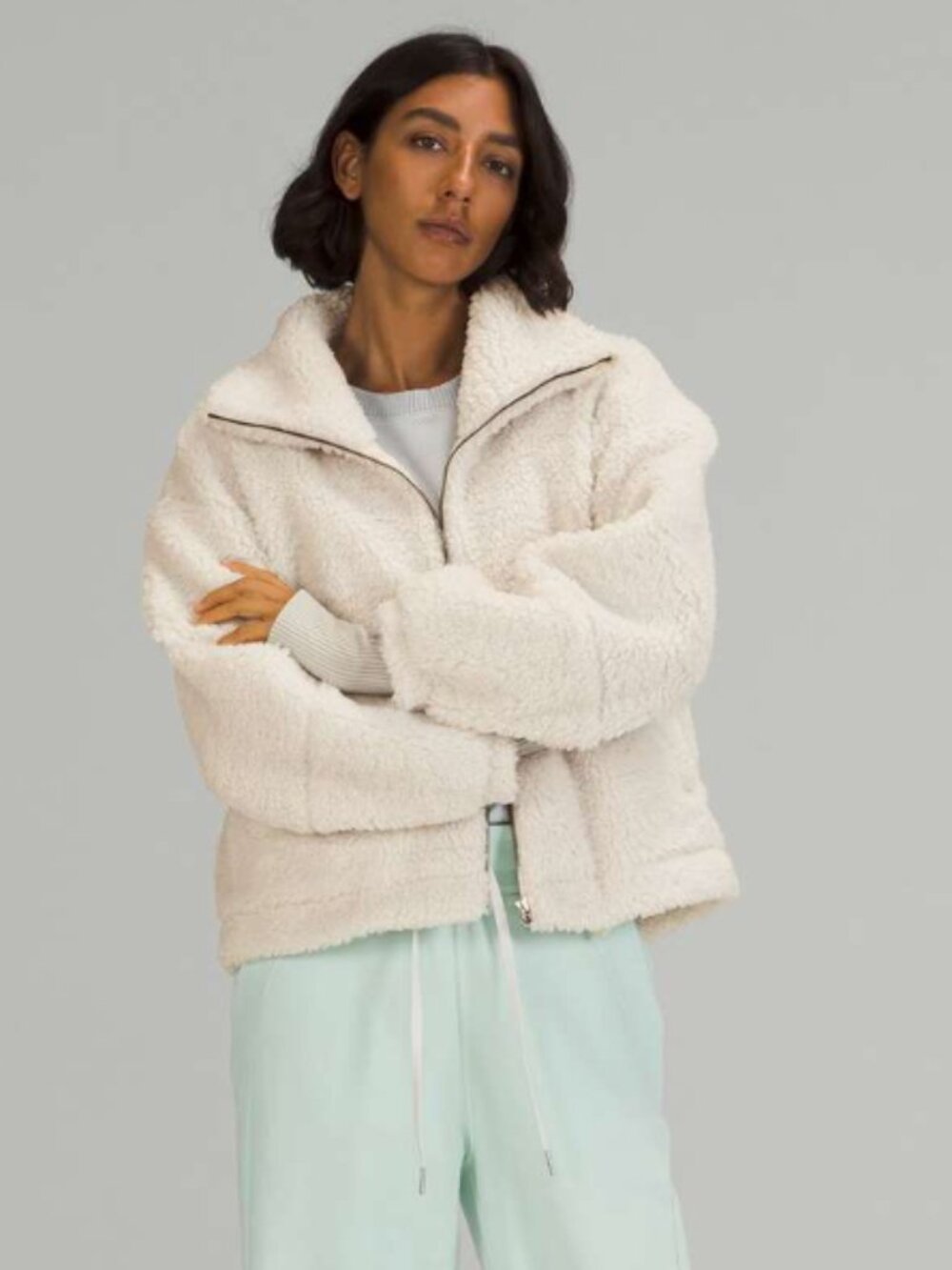 Lululemon Cinchable Fleece Zip-Up